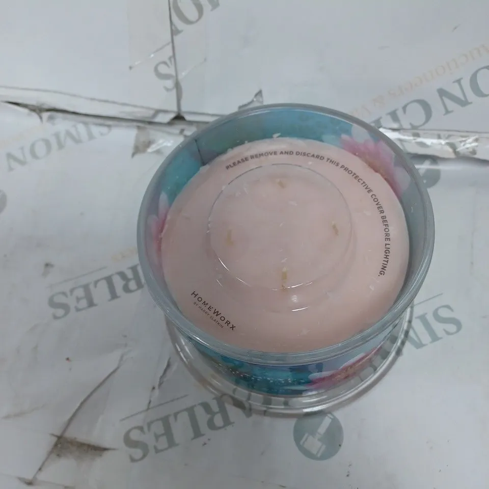 HOMEWORK COASTAL WATER LILY 4WICK CANDLE