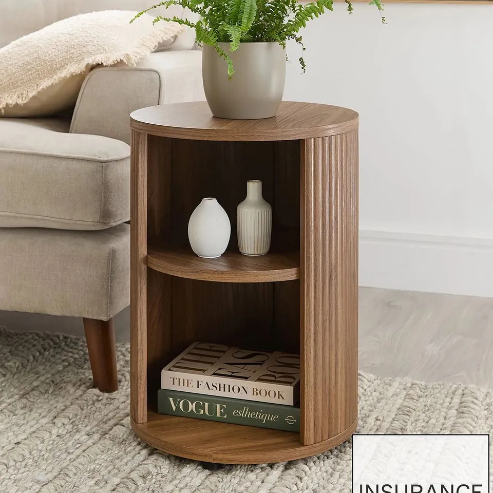 CARINA SIDE TABLE - MID OAK