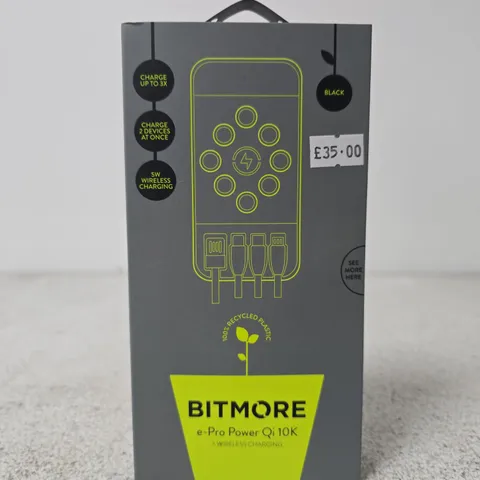 BITMORE E-PRO POWER QI 10K WIRELESS CHARGER POWER BANK