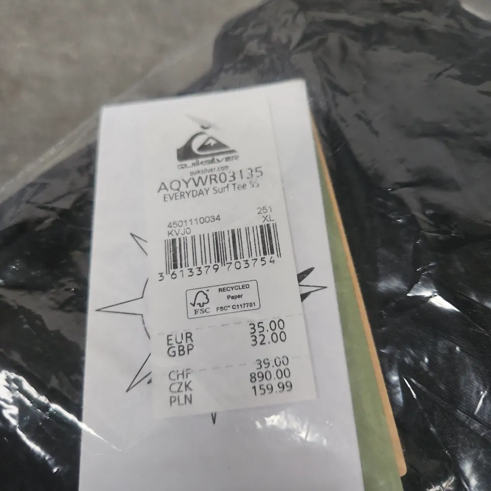 QUICKSILVER EVERYDAY SURF TEE XL BAGGED