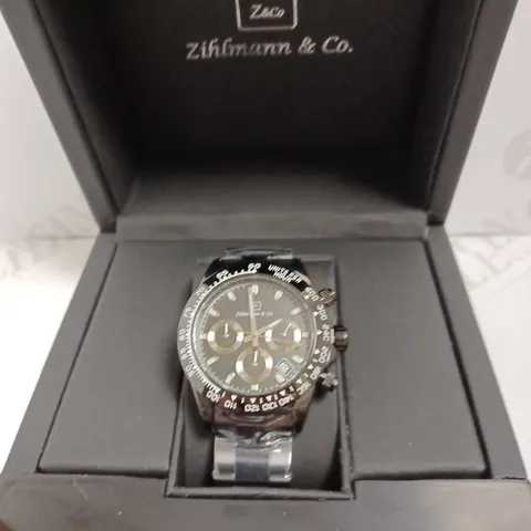 ZIHLMANN & CO TRIPLE DIAL BRACELET STRAP WRISTWATCH