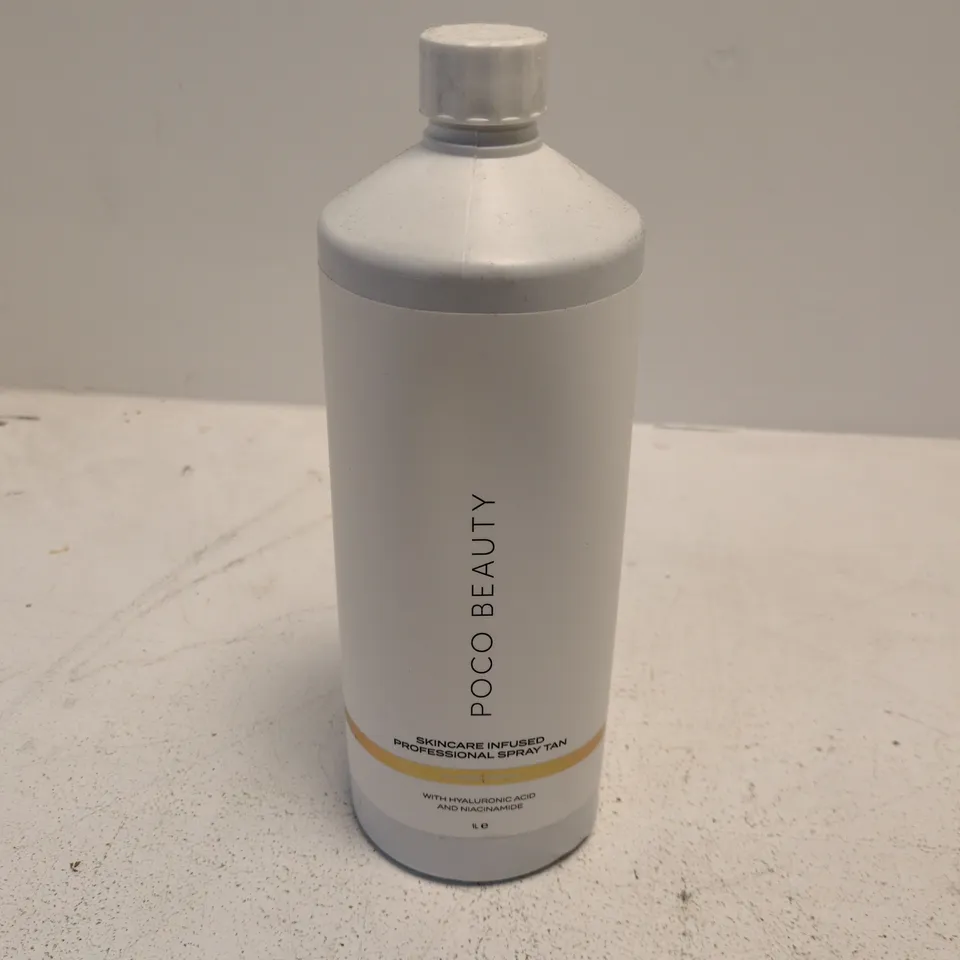 POCO BEAUTY SKINCARE INFUSED PROFESSIONAL SPRAY TAN CLASSIC HONEY (1L) - COLLECTION ONLY