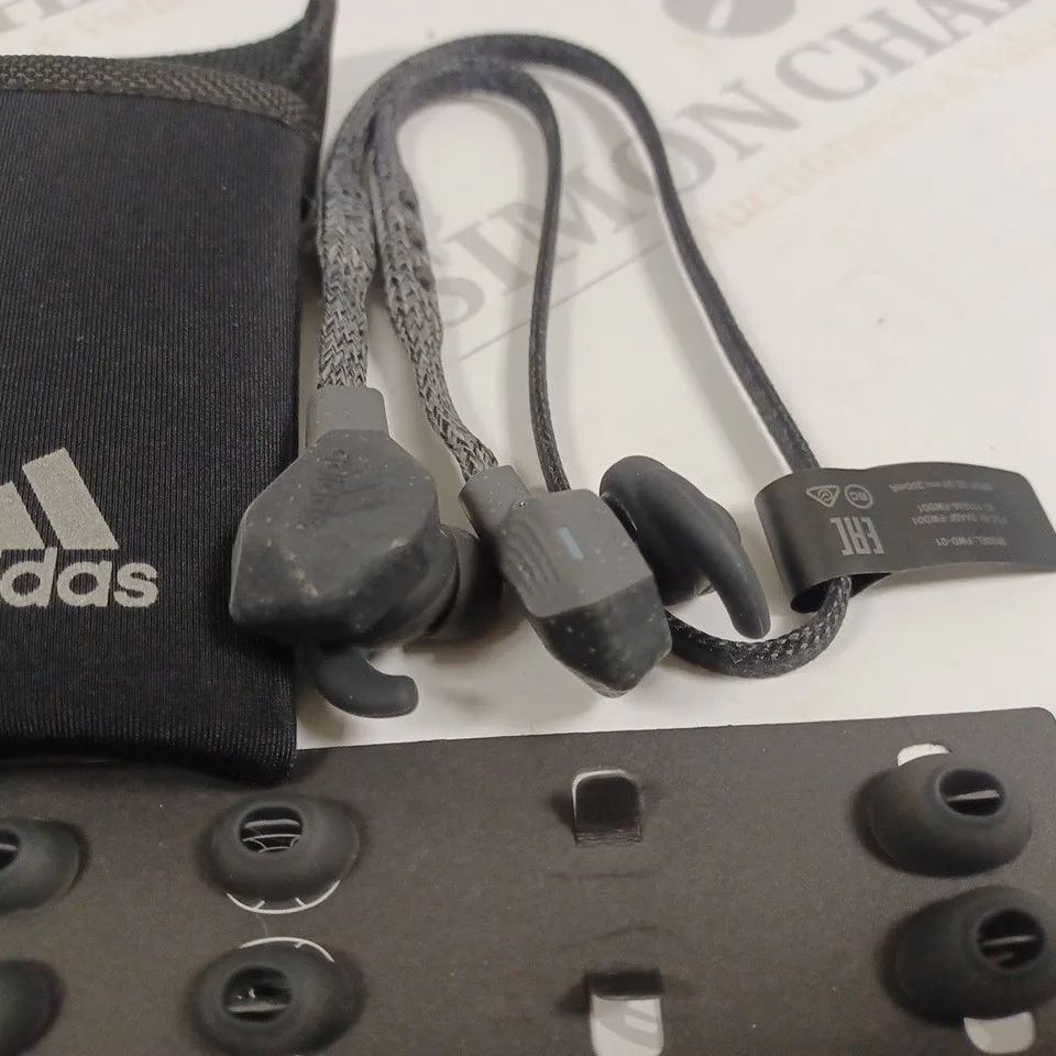 BOXED ADIDAS FWD-01 BLUETOOTH SPORT HEADPHONES - NIGHT GREY