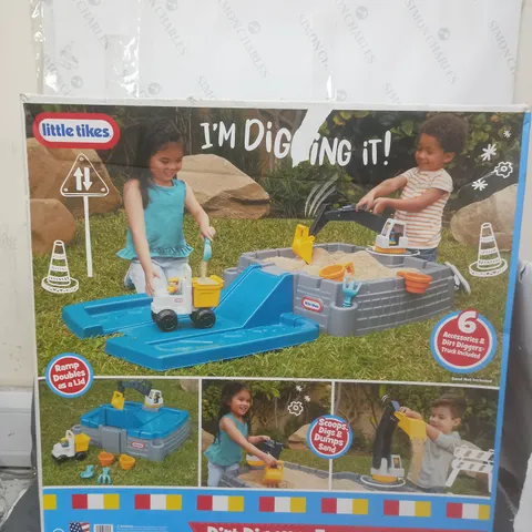 LITTLE TIKES DIRT DIGGERS EXCAVATOR SANDBOX