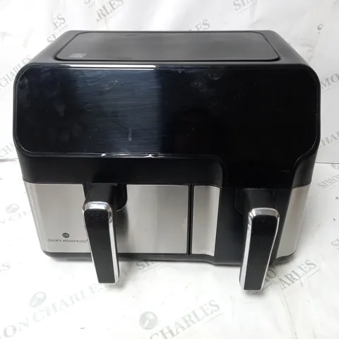BOXED COOK'S ESSENTIALS 7.7L DUAL AIR FRYER 