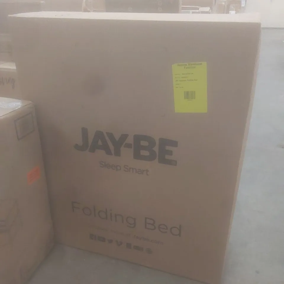 BOXED JAY-BE SINGLE FOLDING BED