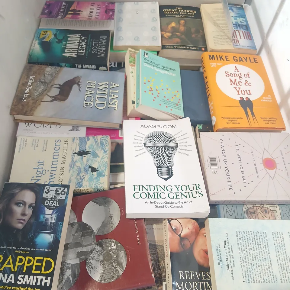 LARGE QUANTITY OF ASSORTED FICTION AND NON FICTION BOOKS