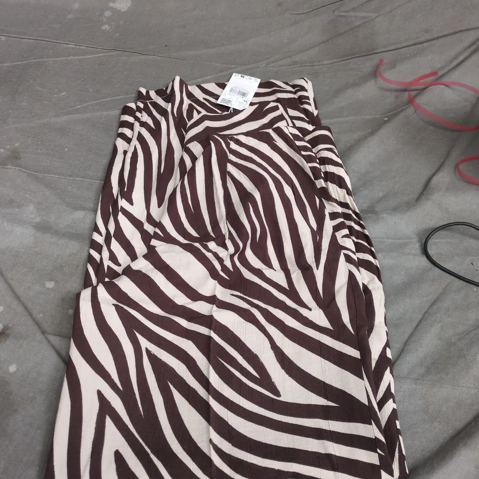 MANGO ZEBRA PRINT TROUSERS (312 NIKITA) – WOMEN'S, EU 36 (UK 8)