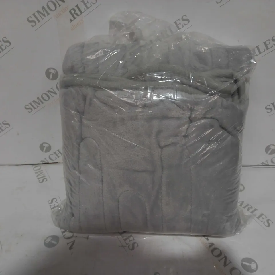 BOXED COZEE HOME HEATED BLANKET IN LIGHT GREY