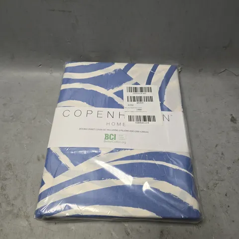 COPENHAGEN HOME DOUBLE DUVET COVER SET 200CM X 200CM