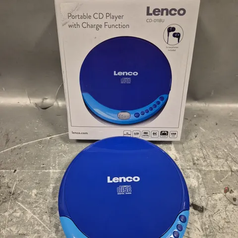 BOXED LENCO CD-011BU PORTABLE CD PLAYER