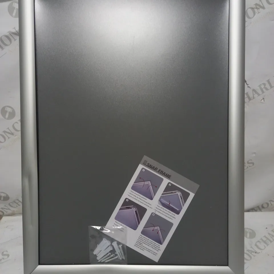 STEWART SUPERIOR A3 WATERPROOF ALUMINIUM 4 SIDED 25MM FRONT LOADING PICTURE/POSTER SNAP FRAME