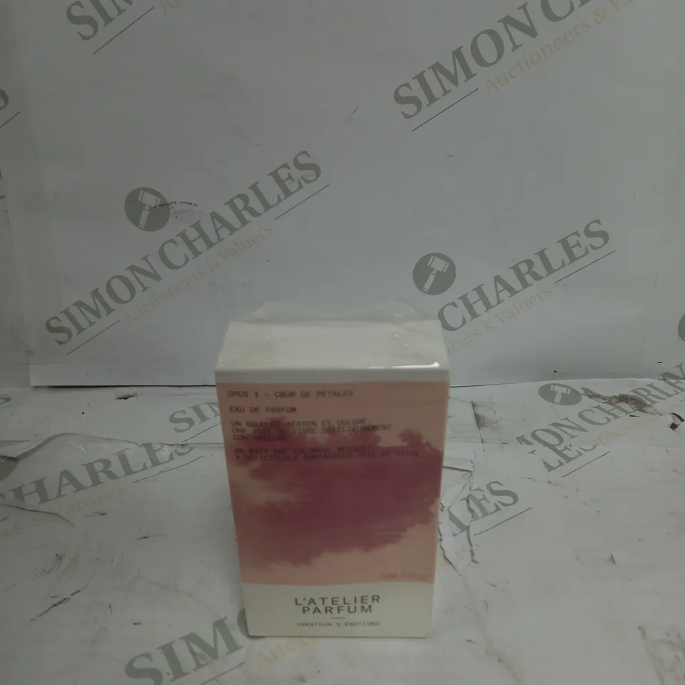 SEALED AND BOXED L'ATELIER PARFUM 50ML CREATEUR D'E,MOTIONS 