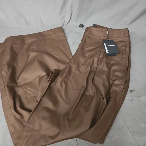 MASSIMO DUTTI MEN'S BROWN TROUSERS- UK 12