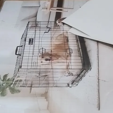 BOXED FURDREAMS 36 INCH FOLDING METAL DOG CAGE