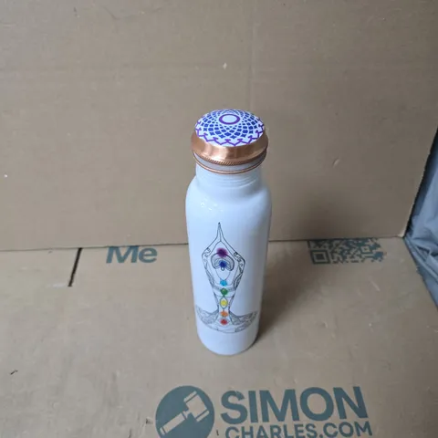 BLISS & BEYOND COPPER WATER BOTTLE – CHAKRA DIAGRAM