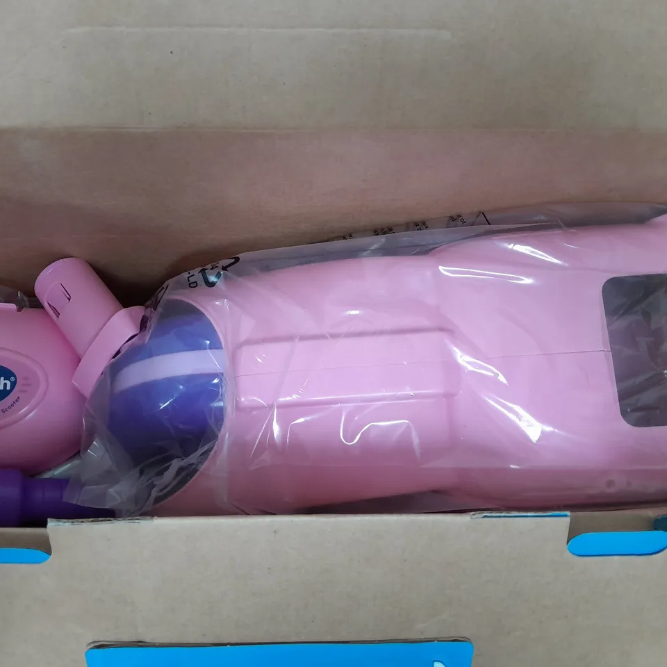 BOXED VTECH 2-IN-1 RIDE & BALANCE SCOOTER PINK