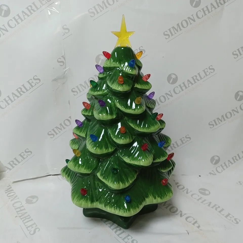MR CHRISTMAS ILLUMINATED CERAMIC NOSTALGIC TREE