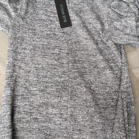 BLUE VANILLA SMOCK DRESS IN CHARCOAL SIZE UK MEDIUM