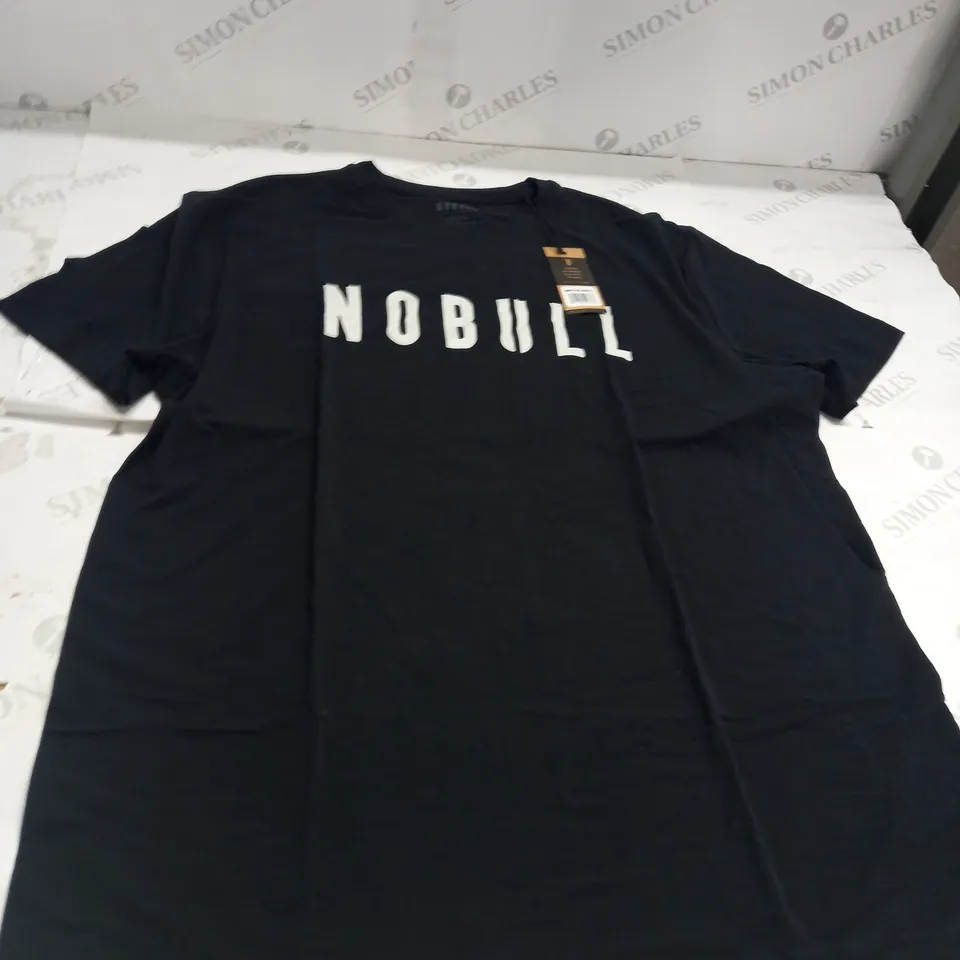 NO BULL BLACK T-SHIRT SIZE S 