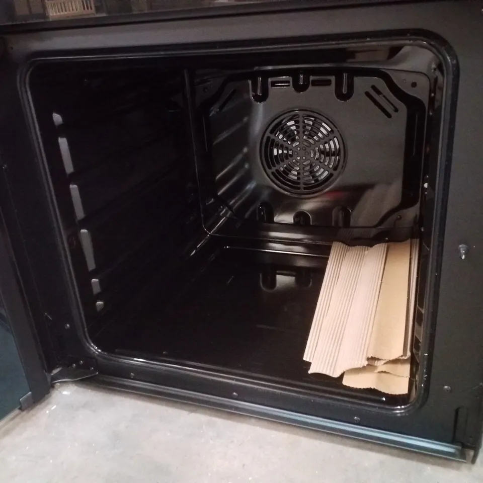 SWAN SX16720B 60CM ELECTRIC TWIN OVEN CERAMIC HOB COOKER - BLACK