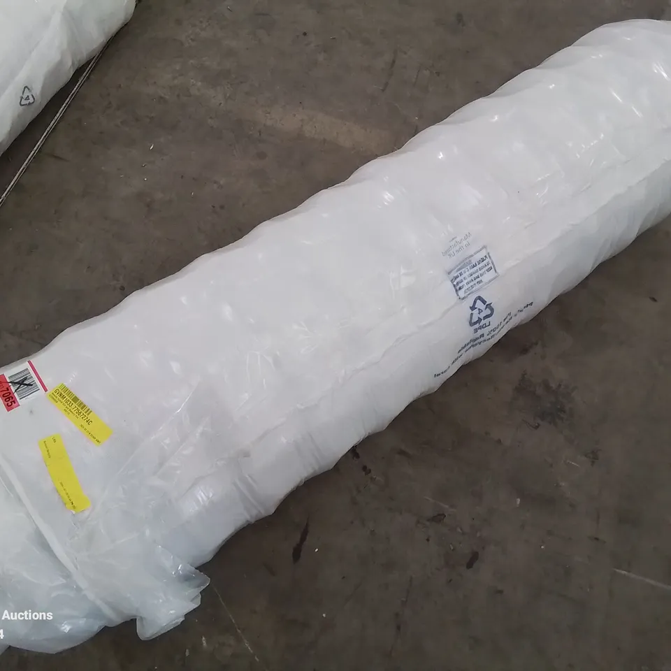 QUALITY BAGGED AND ROLLED 4'6" DOUBLE SERENITY HYBRID COIL AND MEMORY FOAM MATTRESS