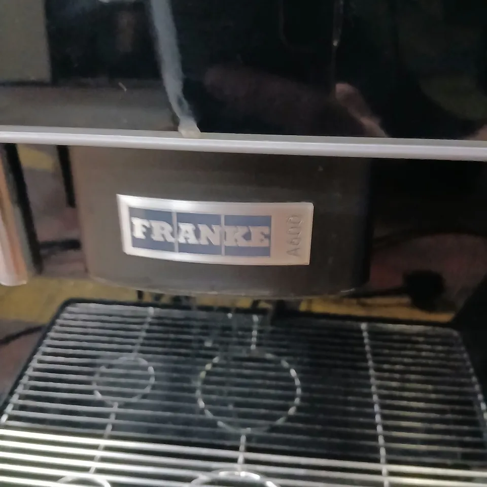 FRANKE A600 ESPRESSO COFFEE MACHINE – BLACK, DUAL GROUP AND CLEANMASTER