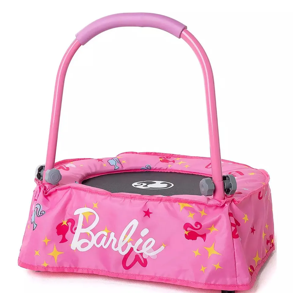 BOXED BARBIE JUNIOR TRAMPOLINE RRP £39.99