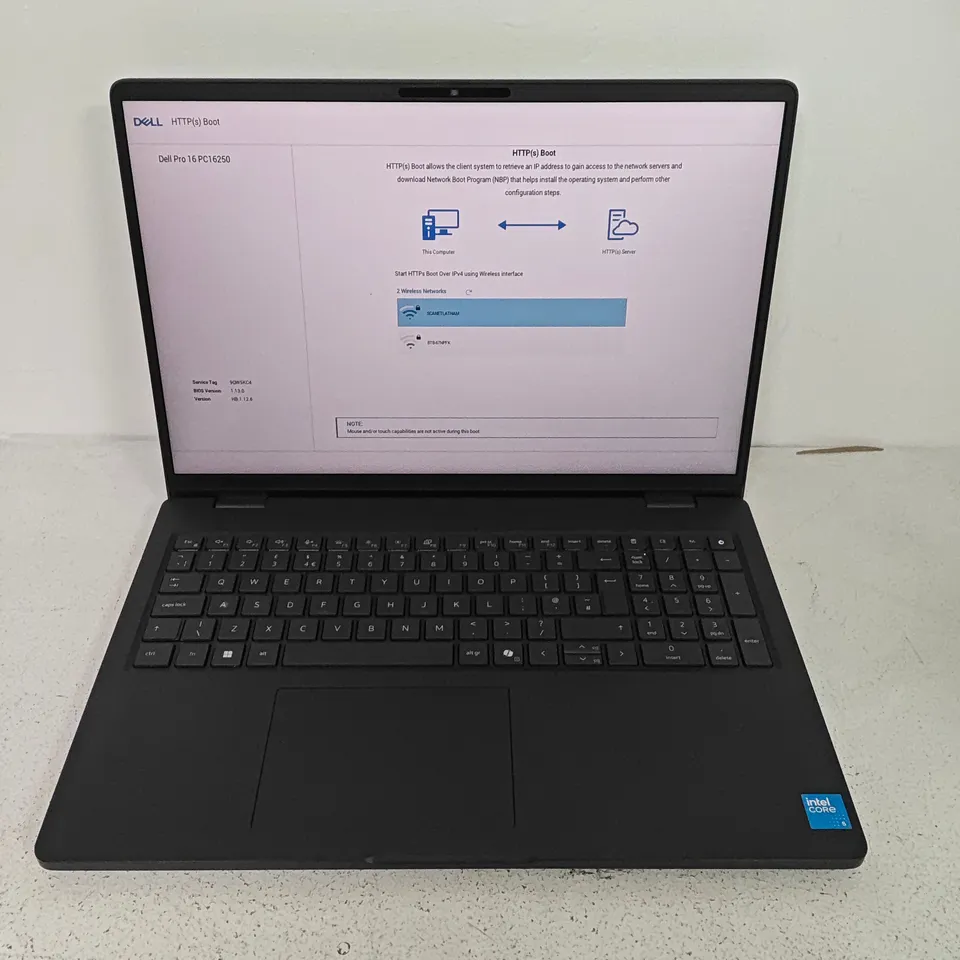 UNBOXED DELL PRO 16 INTEL CORE 5 LAPTOP IN BLACK - PC16250