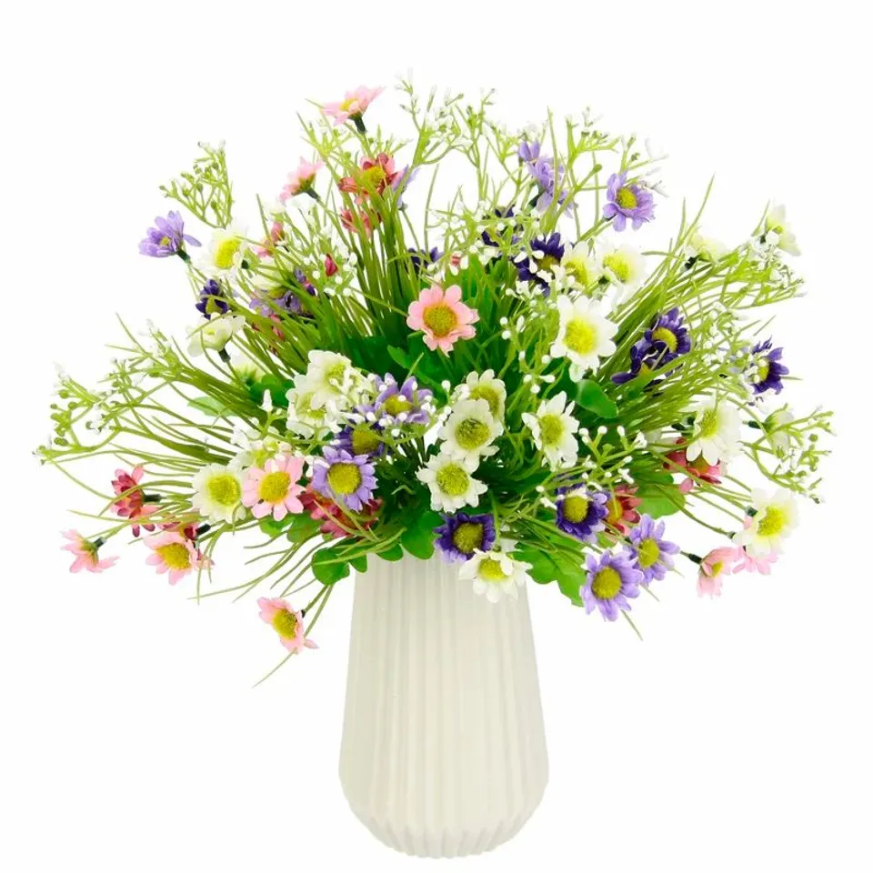 DAISIES PLORAL ARRANGEMEMT IN CERAMIC VASE