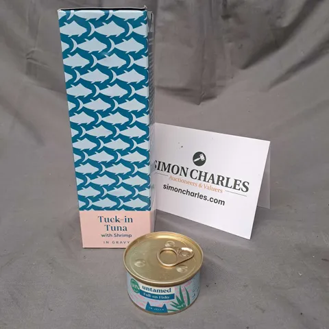 BOXED UNTAMED APPROX 50 CATFOOD TINS IN ASSORTED FLAVOURS