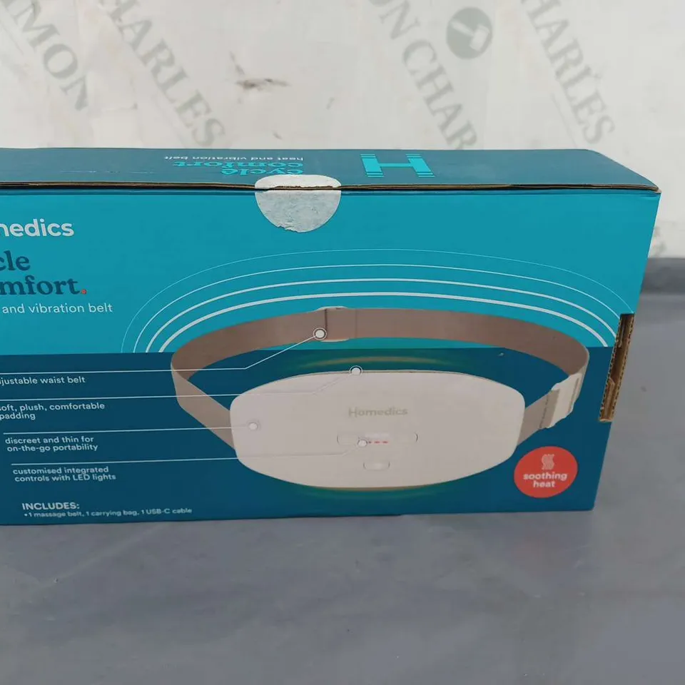 HOMEDICS CYCLE COMFORT HEAT AND VIBRATION BELT