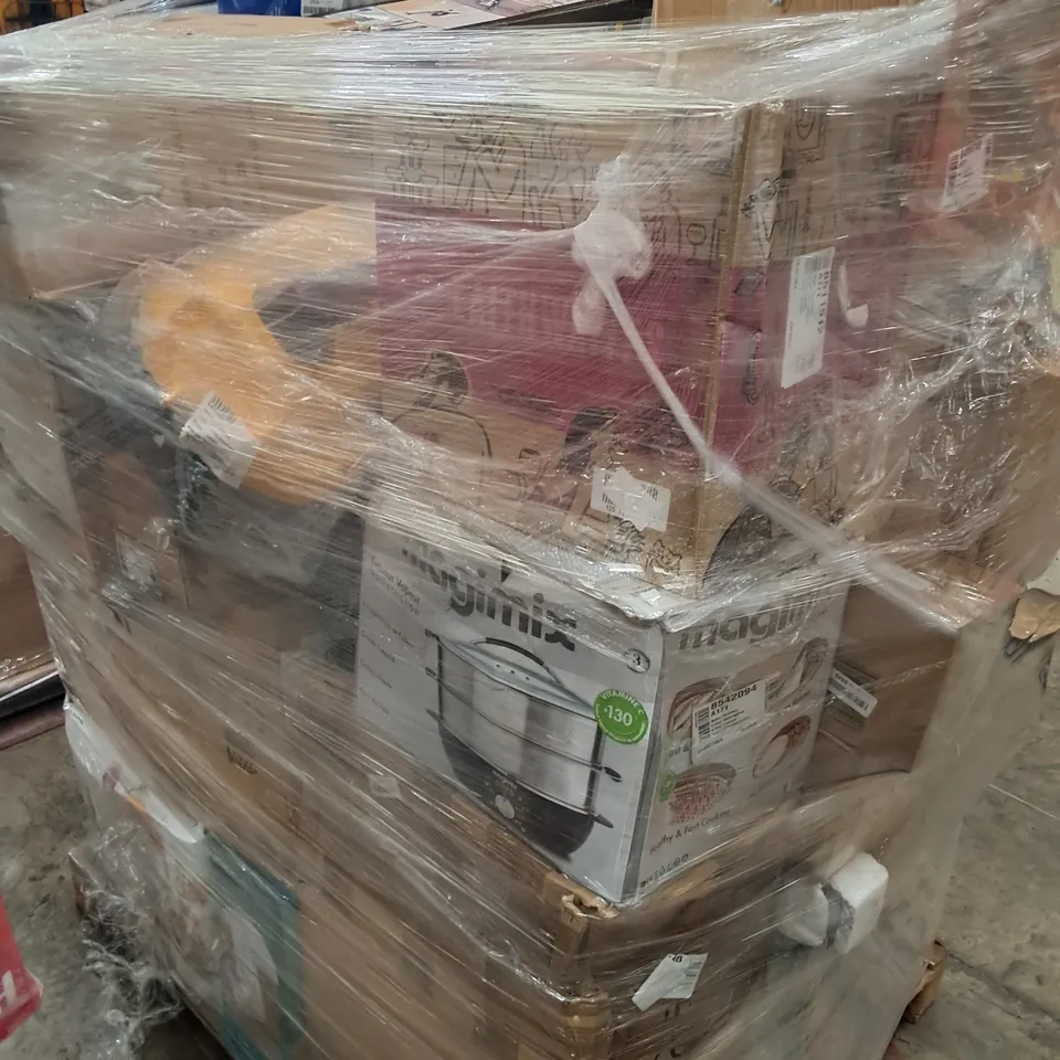 PALLET OF 33 APPROXIMATELY UNPROCESSED RAW RETURN HOUSEHOLD AND ELECTRICAL GOODS TO INCLUDE;