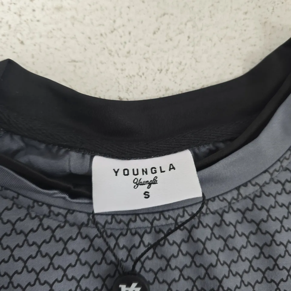YOUNGLA T-SHIRT – GREY, SHORT-SLEEVE, SIZE S