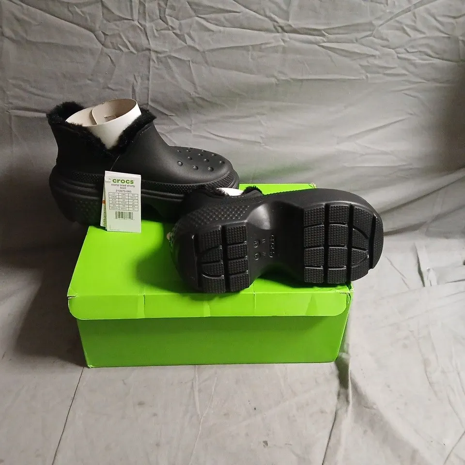 Crocs stomp lined shorty boot – black – UK 4 (EU 36-37) 