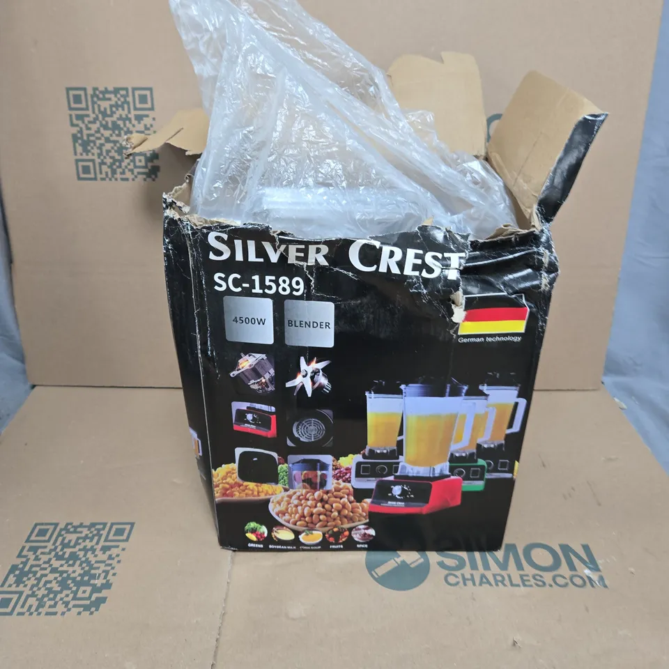 SILVER CREST SC-1589 BLENDER 4500W – BOXED KITCHEN APPLIANCE
