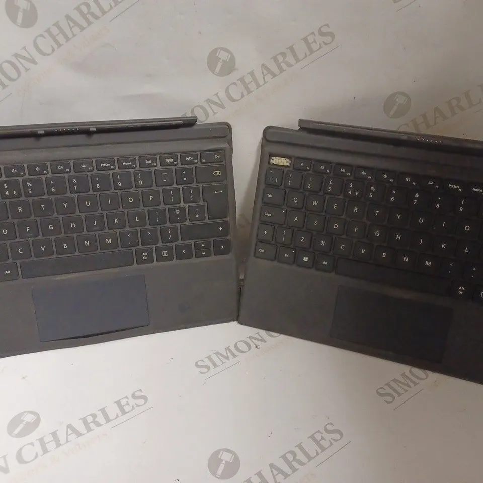 2 X MICROSOFT 1725 SURFACE PRO COVER KEYBOARDS	