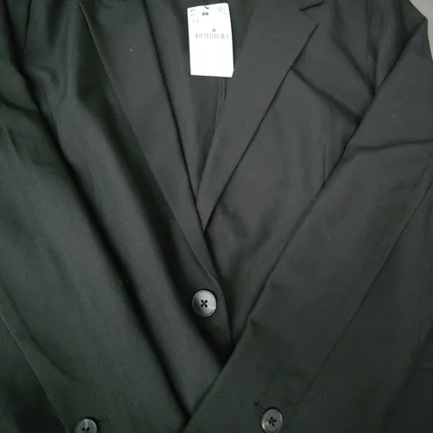 STRADIVARIUS BLAZER IN BLACK SIZE MEDIUM