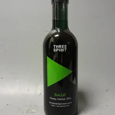 SEALED THREE SPIRIT SOCIAL ELIXIR ALCOHOL-FREE BOTANICAL SPIRIT 500ML