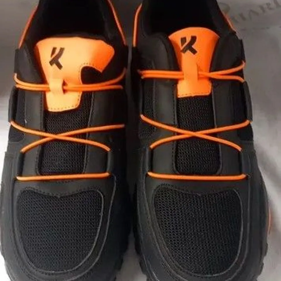 BRAND NEW BOXED PAIR OF KOI UNION ORANGE MEN'S VECTOR TRAINERS SIZE 12
