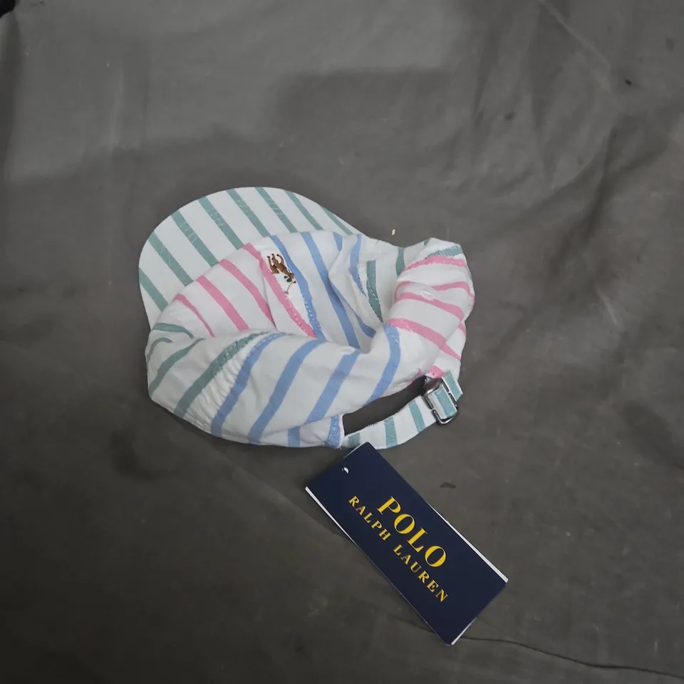 POLO RALPH LAUREN STRIPED CAP