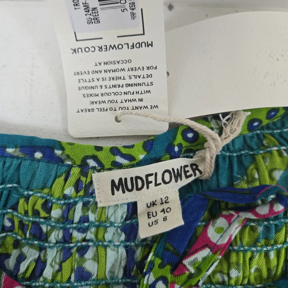 MUDFLOWER WOMEN'S TROPICAL PRINT DRESS – UK 12 (EU 40, US 8)