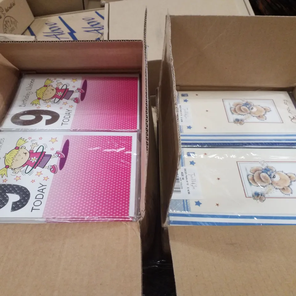 PALLET CONTAINING LARGE QUANTITY OF ASSORTED GREETINGS CARDS
