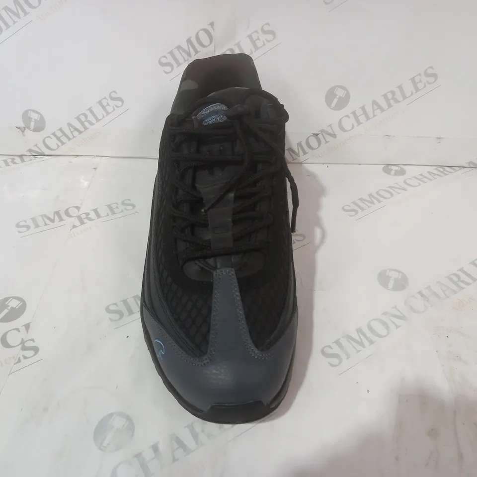 BOXED PAIR OF NIKE AIR CORTEZ SHOES IN GREY/BLACK/CAMO UK SIZE 11