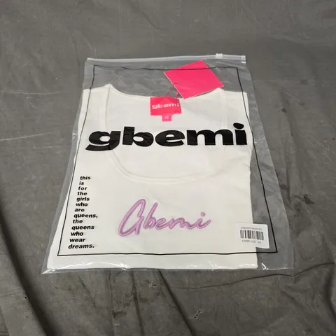 GBEMI KAMMY VEST IN WHITE SIZE XS