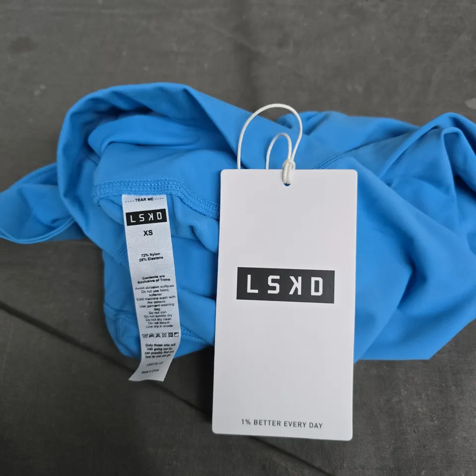 LSKD ELIXIR MID SHORT TIGHT – AZURE BLUE, XS (WOMEN)