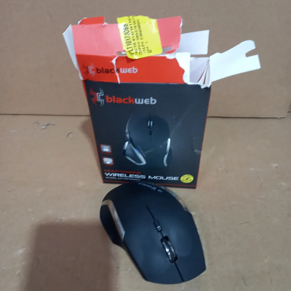 BLACKWEB MULTI-TASKING WIRELESS MOUSE - BLACK