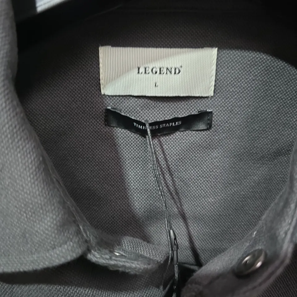 LEGEND OVERSHIRT IN DARK GREY - SIZE L