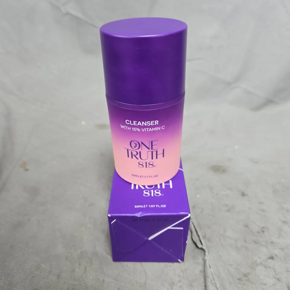 ONE TRUTH 818 CLEANSER – 50ML (1.7 FL OZ), VITAMIN C - BOXED 
