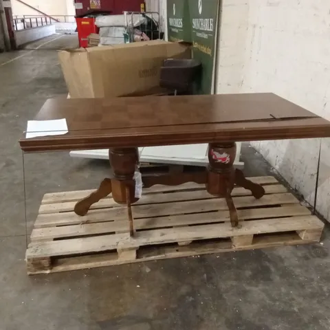 LARGE DESIGNER EXTENDABLE DINING TABLE 